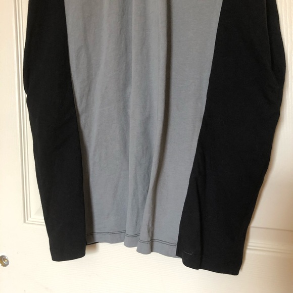 TONLE Shift Short Sleeve Midi Dress Black Gray Sustainable Recycled Size Small - Picture 5 of 10